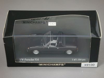 プライスダウン 】 1/43 ミニチャンプス VW-ポルシェ 914 1969-73