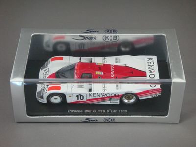 1/43 スパーク ポルシェ 962C LM 1988 #10 KENWOOD - ミニカーショップ ...