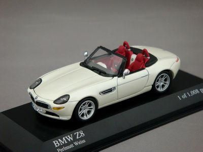 1/43 ミニチャンプス BMW Z8 1999 （ホワイト） - ミニカーショップ ...