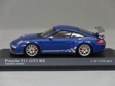 1/43 ミニチャンプス ポルシェ 911 GT3 RS 2010 （ブルーメタリック