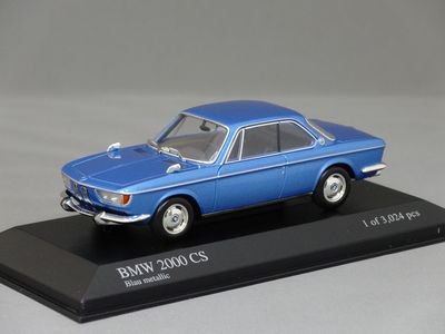 1/43 ミニチャンプス BMW 2000 CS 1967 (ライトブルーメタリック