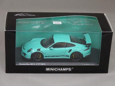 プライスダウン 】 1/43 ミニチャンプス ポルシェ 911(991) GT3 RS 2014 （ミントグリーン） - ミニカーショップ  グリーンクラブ