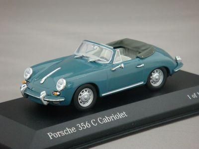 ポルシェ 356C カブリオレ (1965) 1/43 ミニカー-