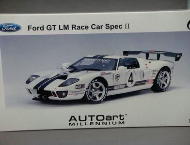 オートアート　1/18 フォードGT LMレースカースペックⅡ ホワイト ルマン