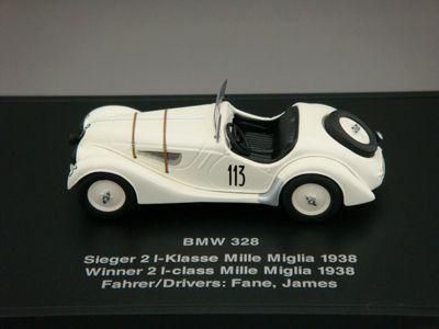 1/43 BMW 328 Sieger 2 I-クラス ミッレミリア 1938 #113 - ミニカー