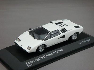 1/43 ミニチャンプス ランボルギーニ カウンタック LP400 （ホワイト