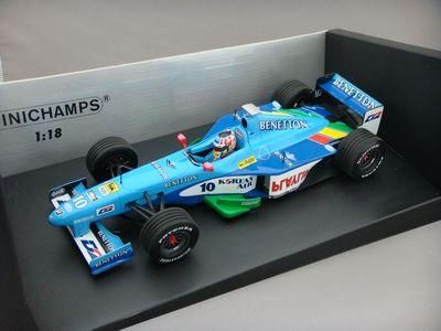 1/18 ミニチャンプス ベネトン フォーミュラ 1 ショーカー 1999 A.Wurz