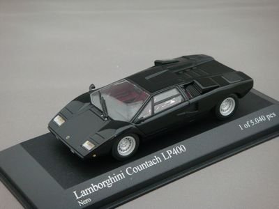1/43 ミニチャンプス ランボルギーニ カウンタック LP400 （ブラック
