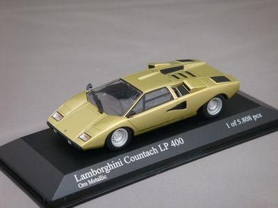 1/43 ミニチャンプス ランボルギーニ カウンタック LP400 （ゴールド 