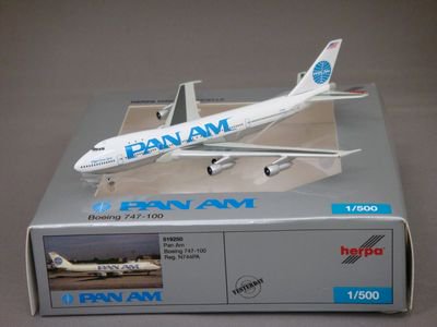 1/500 ヘルパ Boeing 747-100 パンアメリカン航空 - ミニカーショップ