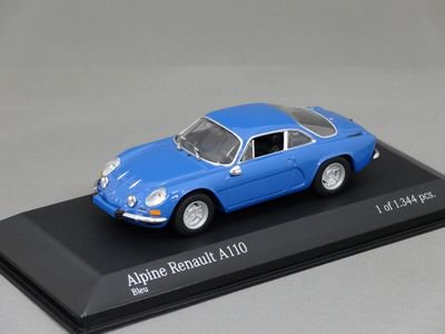 1/43 ミニチャンプス アルピーヌ ルノー A110 1963-67 （ブルー