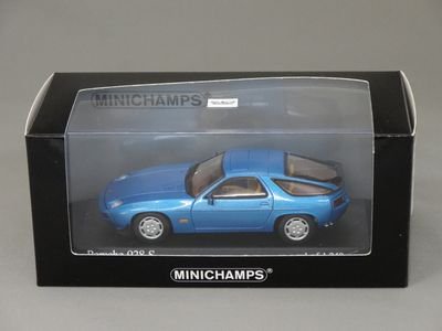 1/43 ミニチャンプス ポルシェ 928 S 1979 （ブルーメタリック） - ミニカーショップ グリーンクラブ