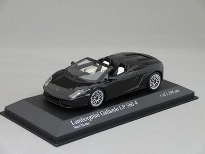 1/43 ミニチャンプス ランボルギーニ ガヤルド LP560-4 スパイダー 2009 （ブラック） - ミニカーショップ グリーンクラブ