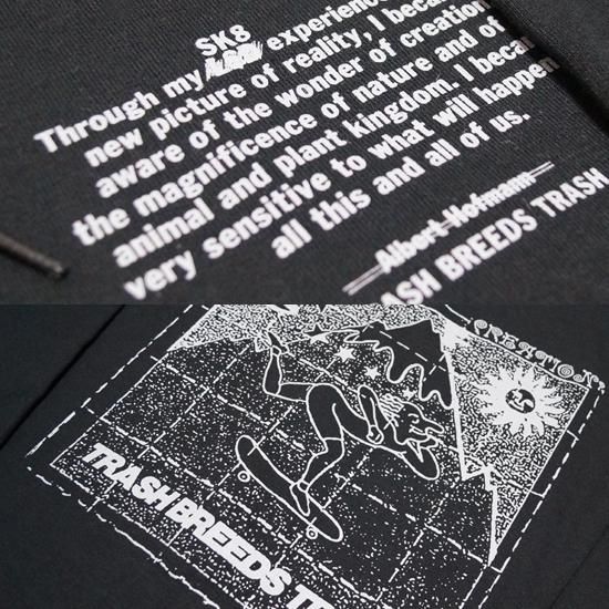 speedQBパーカー PSJ / SpeedQB テック フーディ ブラック/オレンジ