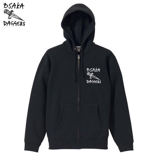 OSAKA DAGGERS オリジナルロゴ ZIPフードパーカー[OSAKA DAGGERS