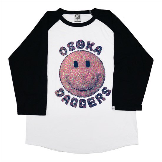 NICO-CHANG７分ラグランTシャツ [OSAKA DAGGERS] | 大阪を拠点に独自性のあるスケートボードスタイルなOSAKA  DAGGERS(大阪ダガーズ)のtシャツです！ - WHATEVER-SHOP WEB-STORE