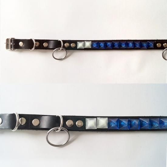 DIYクリスタル鋲ベルト [レザー/1連版] [AFP x WHEV]- DIY