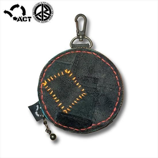 <img class='new_mark_img1' src='https://img.shop-pro.jp/img/new/icons5.gif' style='border:none;display:inline;margin:0px;padding:0px;width:auto;' />[ͽ]SUEDE TSUGIHAGI CIRCLE POUCH -֥å- [ACT x AFP]