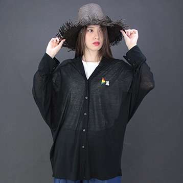 BEAMS FUTURE ARCHIVE カーディガン　ブラック BEAMS（ビームス）FUTURE ARCHIVE / JQD CARDIGAN SPIDER 12G