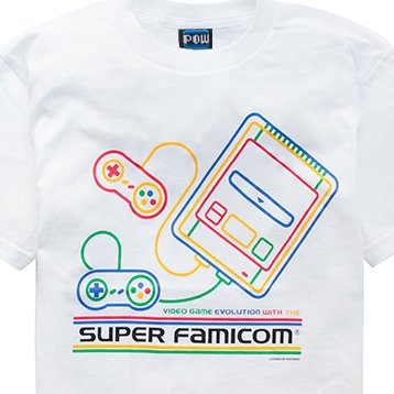 THE KING OF GAMES / スーパーファミコン / SF-BOXデザインT [White]