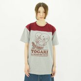 東京トガリ／フトボルティシャツ [burgundy]（トガリとぬいぐるくん）（Tシャツ）