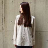 18AWhatra(ϥȥ) Micro Paisley Shirt [BEIGE]ʥȥåץ
