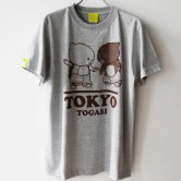 東京トガリ／ティシャツ（コンパス）[グレー]