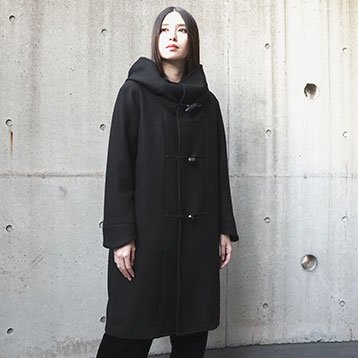 19AW】HATRA(ハトラ) Toggle_Calm_Coat [Black]（アウター）