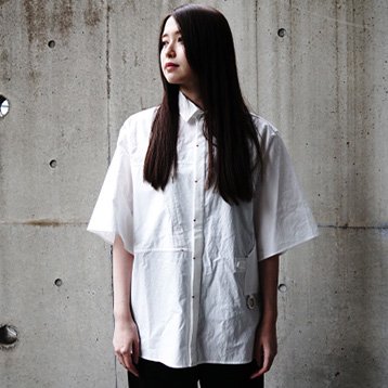 20SS】HATRA(ハトラ) Tri Shirt [WHITE]（トップス）