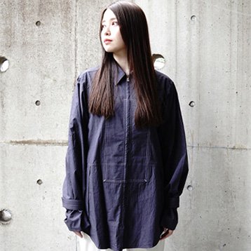 20SS】HATRA(ハトラ) Window Shirt [CHARCOAL]（トップス）