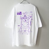 MHz - Electric guillotine BIG Tee [WHITE]