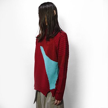 20AW】HATRA(ハトラ) SOV Knit Sweater [RED]（トップス）