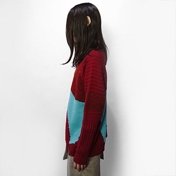 20AW】HATRA(ハトラ) SOV Knit Sweater [RED]（トップス）