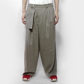 20AWHATRA(ϥȥ) Wide Organ Trousers [beige]ʥܥȥॹ