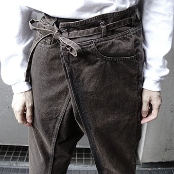 【22SS】HATRA(ハトラ) Knot Denim [e-bleach]（ボトムス）