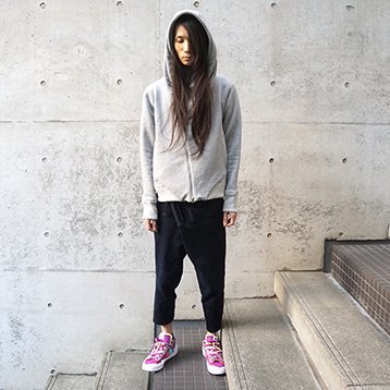 【23SS】hatra(ハトラ)A_Parka_LP [GREY]