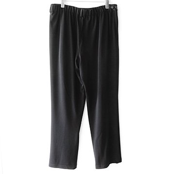 23SS】HATRA(ハトラ) Moc Jersey Trousers [black]（ボトムス）