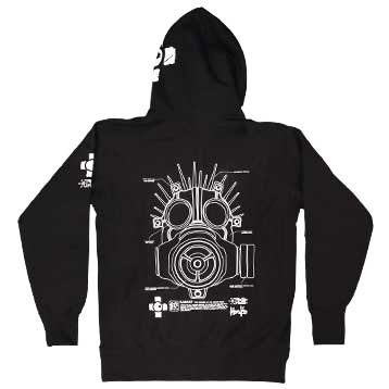 2011 GAS MASK MANUAL of KAIMAN - HOODIE [black] - MHz SHOP