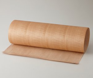 【サテンシカモア柾目】450*900（シール付き）天然木のツキ板シート「クイックタイプ」