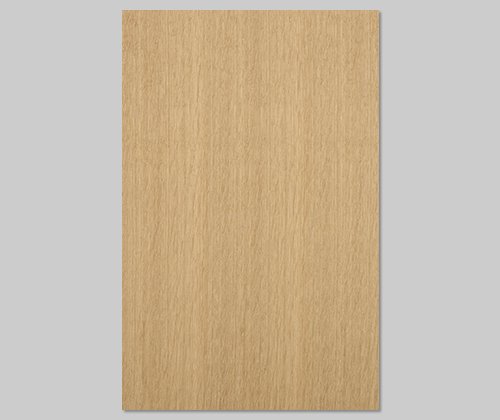 ホワイトオーク柾目の天然木ツキ板シート「クイックタイプ」Ａ4サイズ
