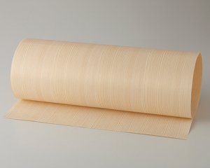 【ベイツガ柾目】450*900（シール付き）天然木のツキ板シート「クイックタイプ」
