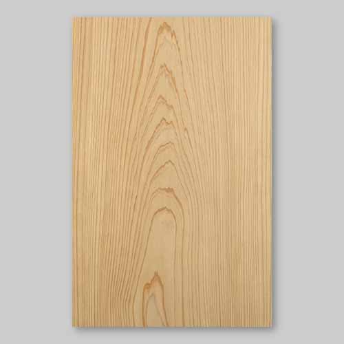 スギ板目の天然木ツキ板シート「イージータイプ」Ａ4サイズの販売。色々な素材の物に貼り付けて本物の天然木で高級化する事が出来ます。