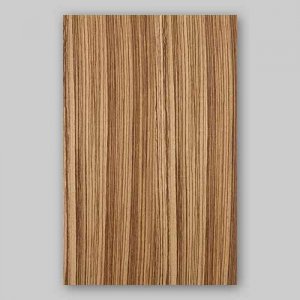 【ゼブラ柾目】A4サイズ（特殊紙貼）天然木のツキ板シート「イージータイプ」