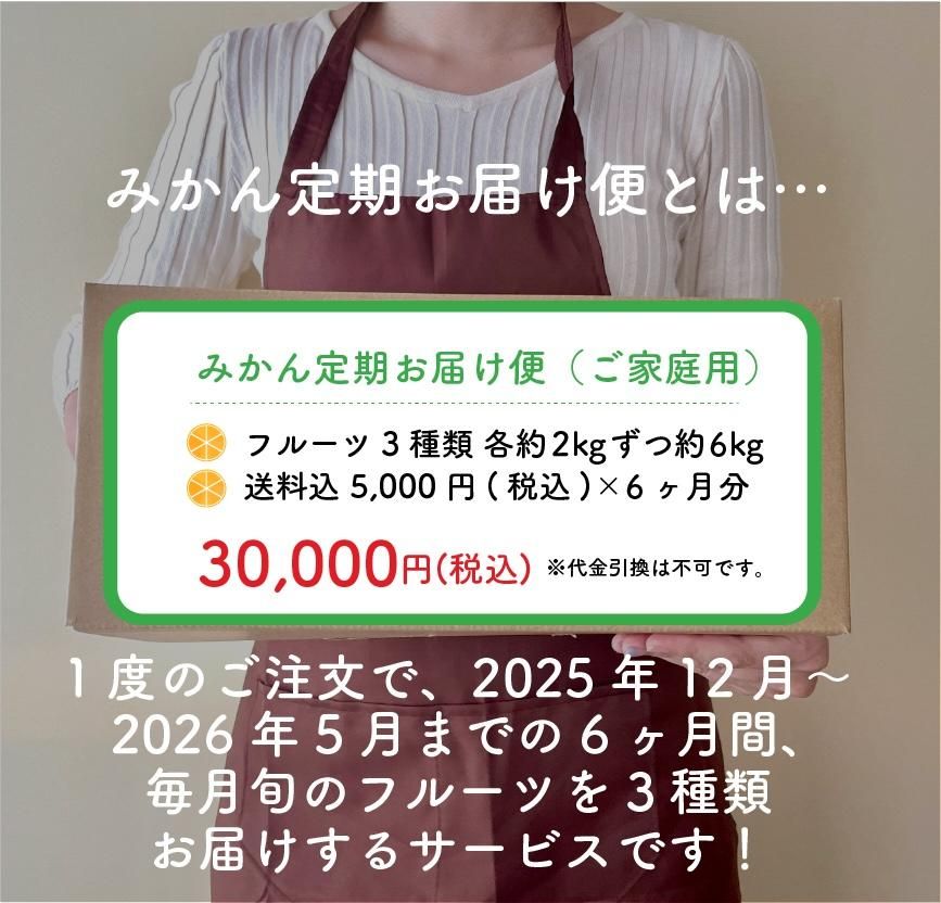 旬のみかん定期お届け便