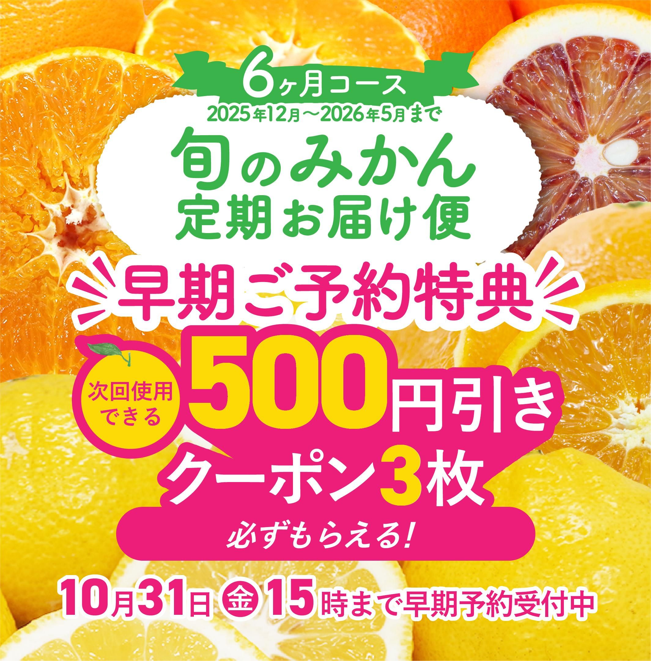 旬のみかん定期お届け便