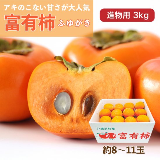 富有柿【進物用】3kg 約8~11玉
