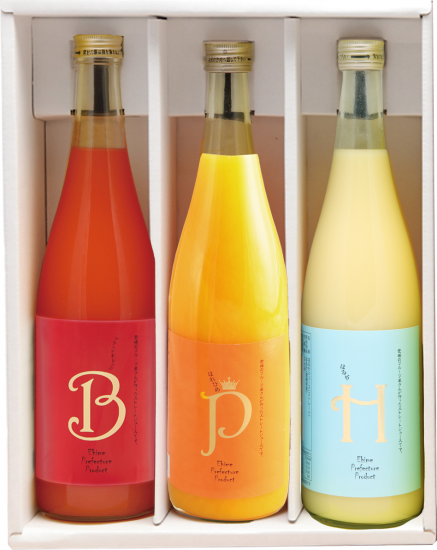 希少柑橘ジュースセット ブラッドオレンジ・はれひめ・はるか 720ml×3本