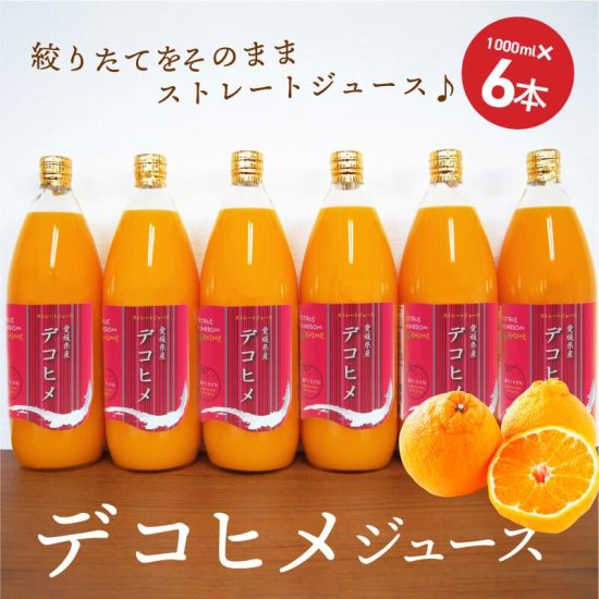 デコヒメジュース 愛媛県産のデコヒメの果汁100%ストレートジュース 6 