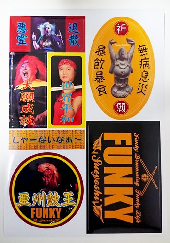 ファンキー末吉 オリジナルステッカー - Blasty Artist Shop　アーティストCD,DVD,グッズ直販サイト　 ブラスティーアーティストショップ