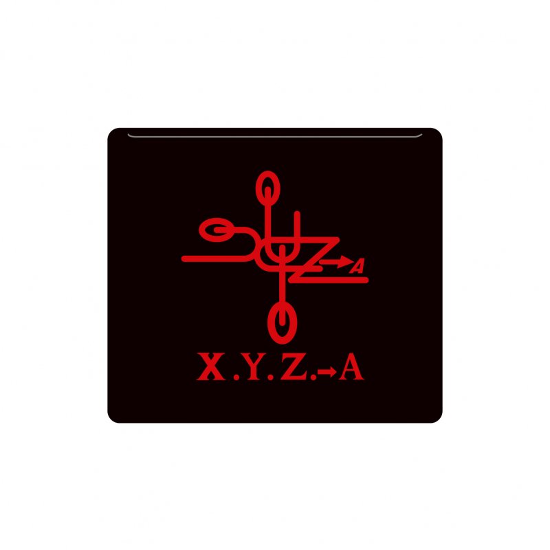 X.Y.Z.→A 新グッズ 刺繍入り リストバンド [ブラック] - Blasty 